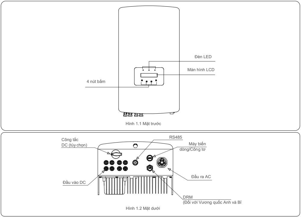 Mô tả biến tần Solis-3P3K-4G