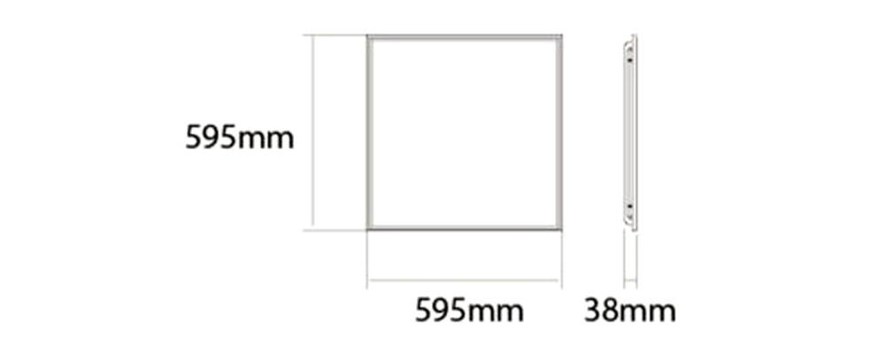Kích thước Panasonic NNFC7036188 : Đèn Led Panel Văn Phòng