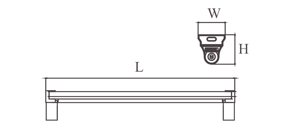 Kích thướcDuhal TTF109 : Đèn Batten T5 1x9W