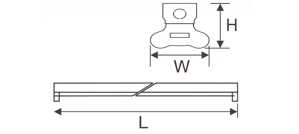 Kích thướcDuhal TTF209 : Đèn Batten T5 2x9W