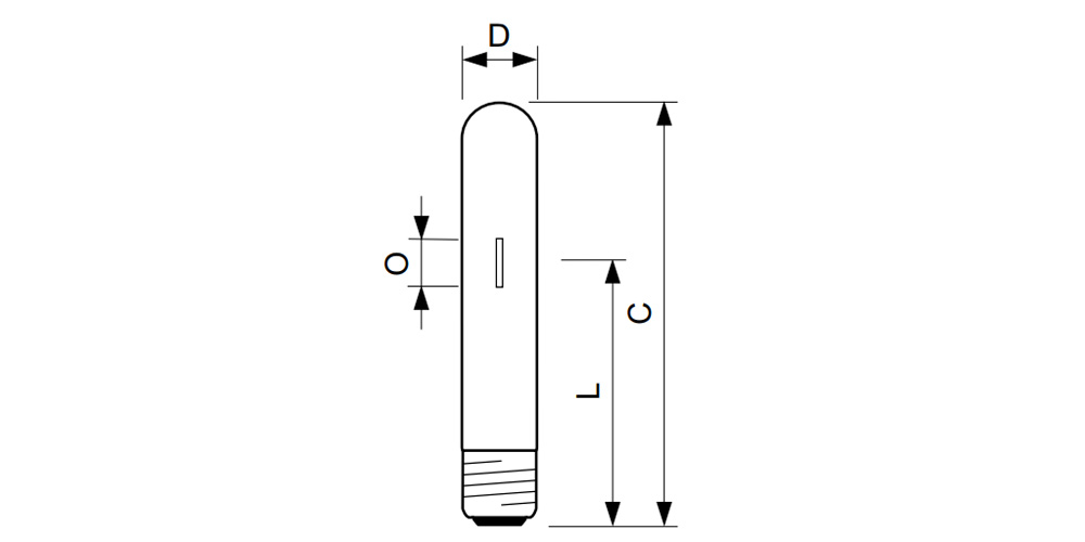Kích thướcBóng cao áp Philips - Sodium SON-T 150W/E40
