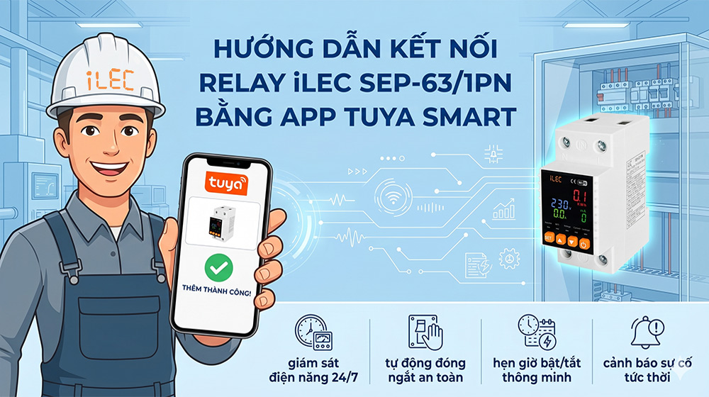 Kết nối & Cài đặt Relay SEP-63/1PN