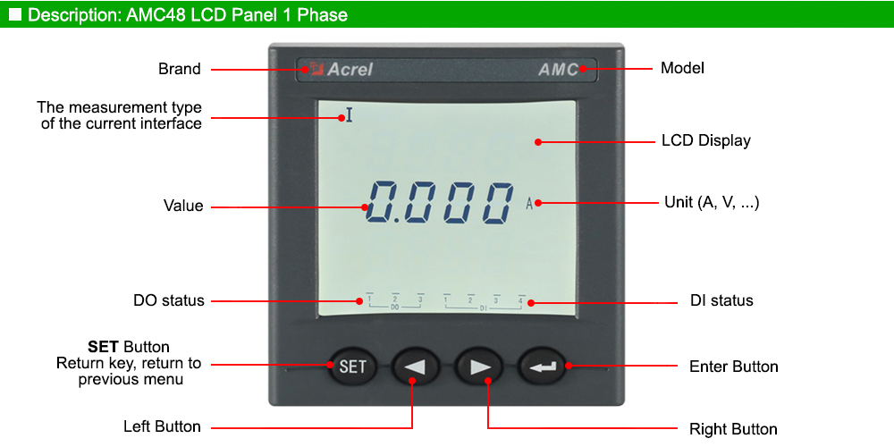 Mô tả: Acrel AMC48L-AI
