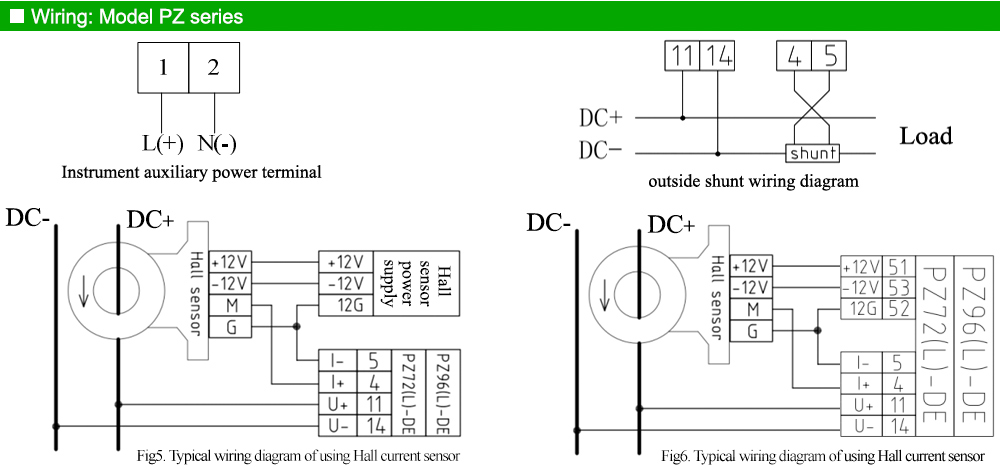 Sơ đồ đi đây: Acrel PZ96L-E4/KC