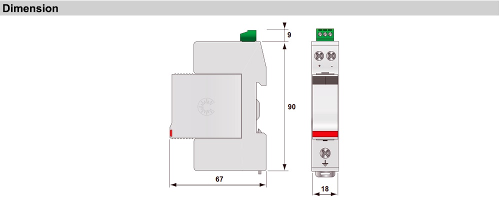 Kích thước Citel DS240-280DC