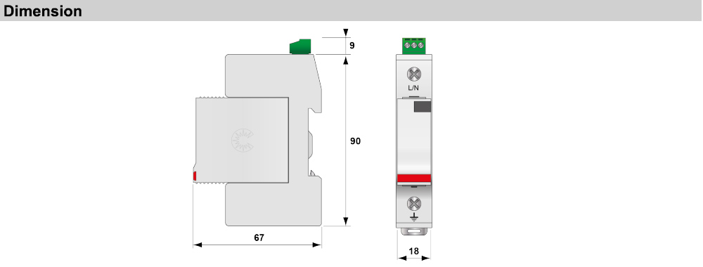 Kích thước Citel DS41HFS-230