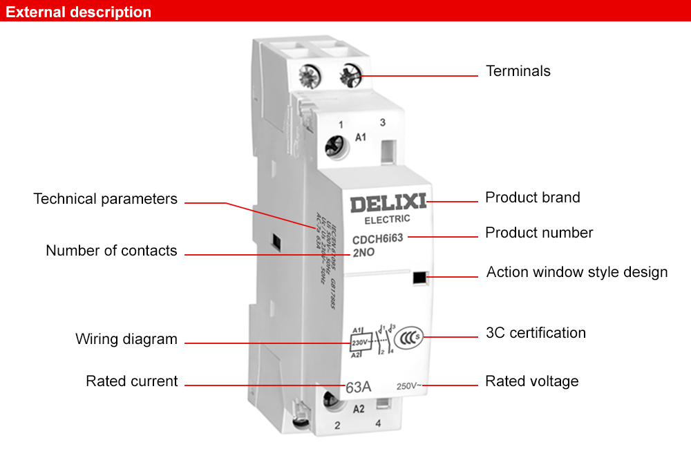 Mô tả : Delixi CDCH6i40220