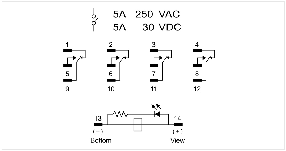 Sơ đồ chân cắm: iLEC MR-4-D24