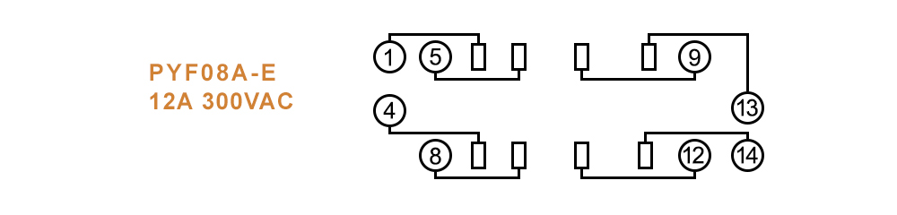 Kích thước: iLEC PYF08A-E