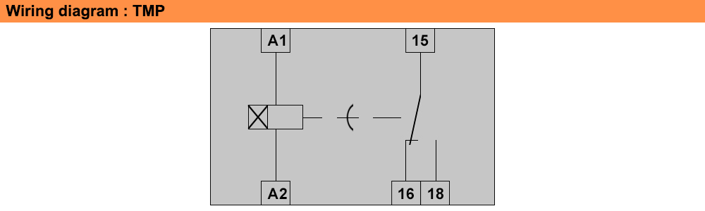 Sơ đồ đấu nối : Lovato relay TMP