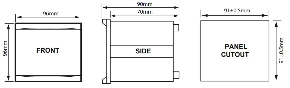 Kích thước: Relay Mikro NX300EA-230A