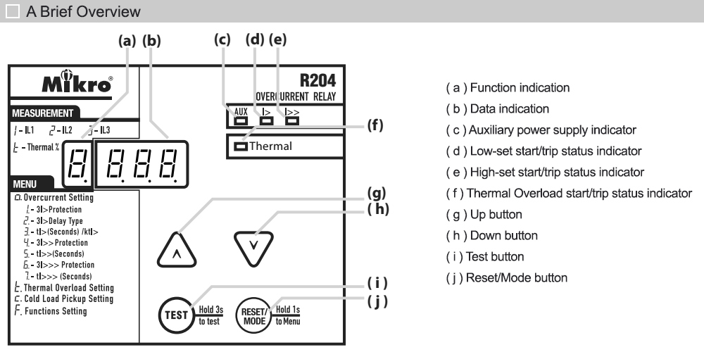 Mô tả: Relay Mikro R204-230A