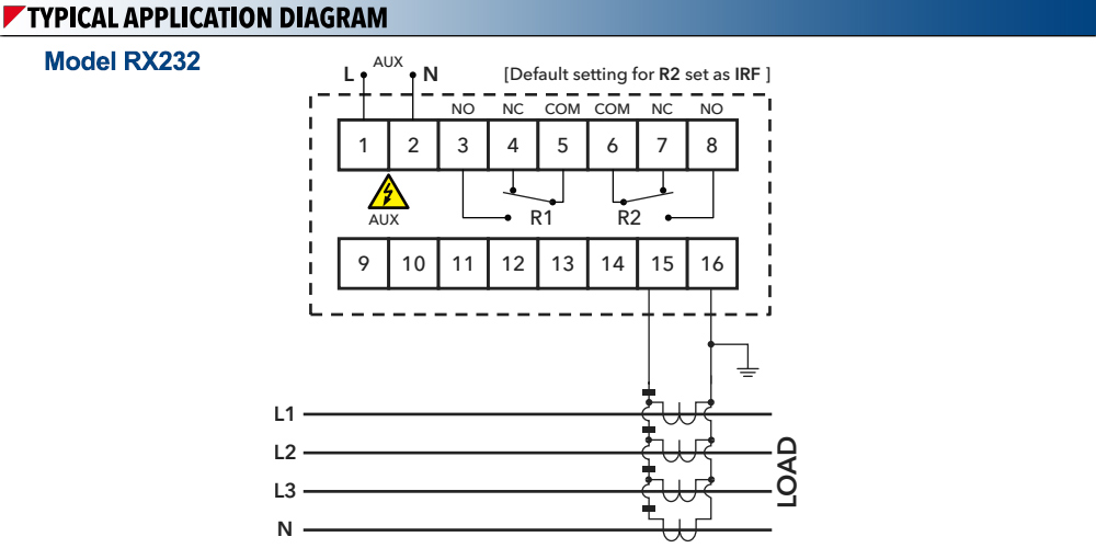 Sơ đồ kết nối : Relay Mikro RX232