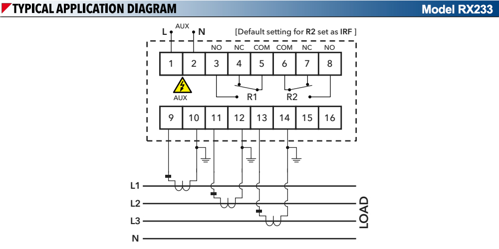 Sơ đồ kết nối : Relay Mikro RX233