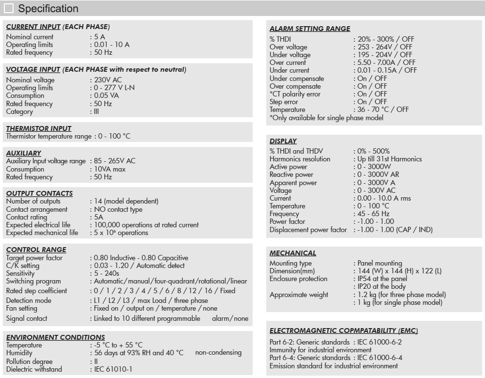 Thông số kỹ thuật: Mikro X80-PFR120P1-240-50