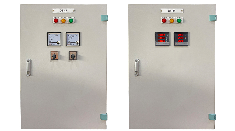 Hình ảnh Đồng hồ đo dòng điện, điện áp, tần số ILEC DAVF-96 trên mặt tủ