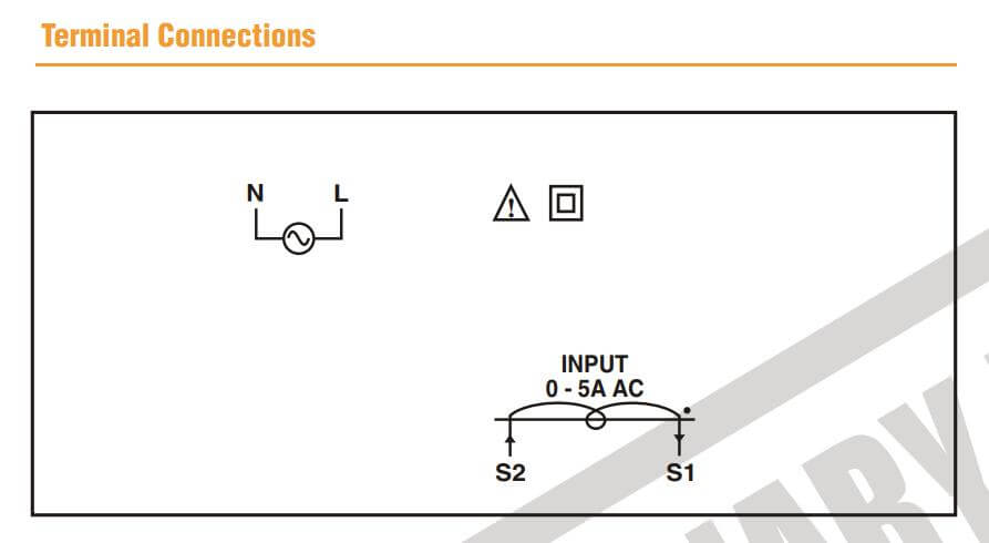 Cách nối dây, cách chỉnh, cài đặt Selec MA201: Đồng hồ đo dòng điện AC