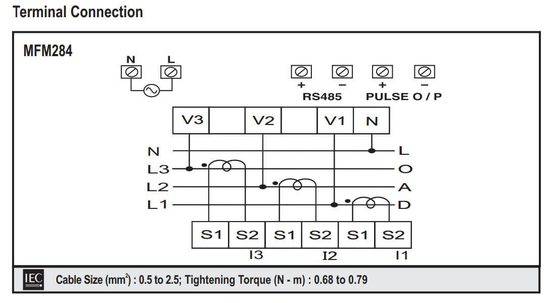 Cách nối dây, cách chỉnh, cài đặt Selec MFM284: Đồng hồ đo đa chức năng