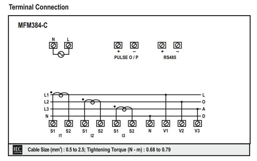 Cách nối dây, cách chỉnh, cài đặt Selec MFM384-C: Đồng hồ đo đa chức năng