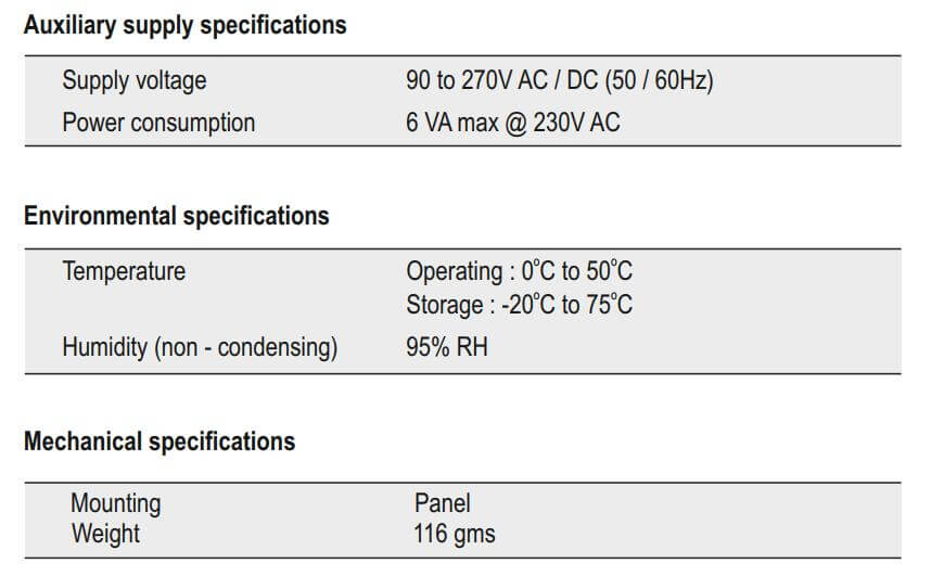 Thông số kỹ thuật Selec TC544C: Bộ điều khiển nhiệt độ
