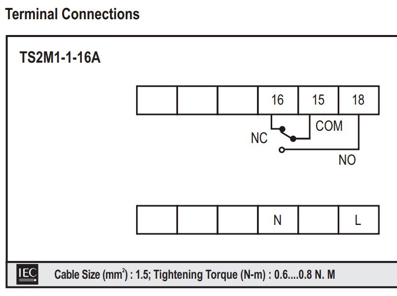 Cách nối dây, cách chỉnh, cài đặt, setup Timer Switch hiển thị màn hình LCD Selec TS2M1-1-16A-230V