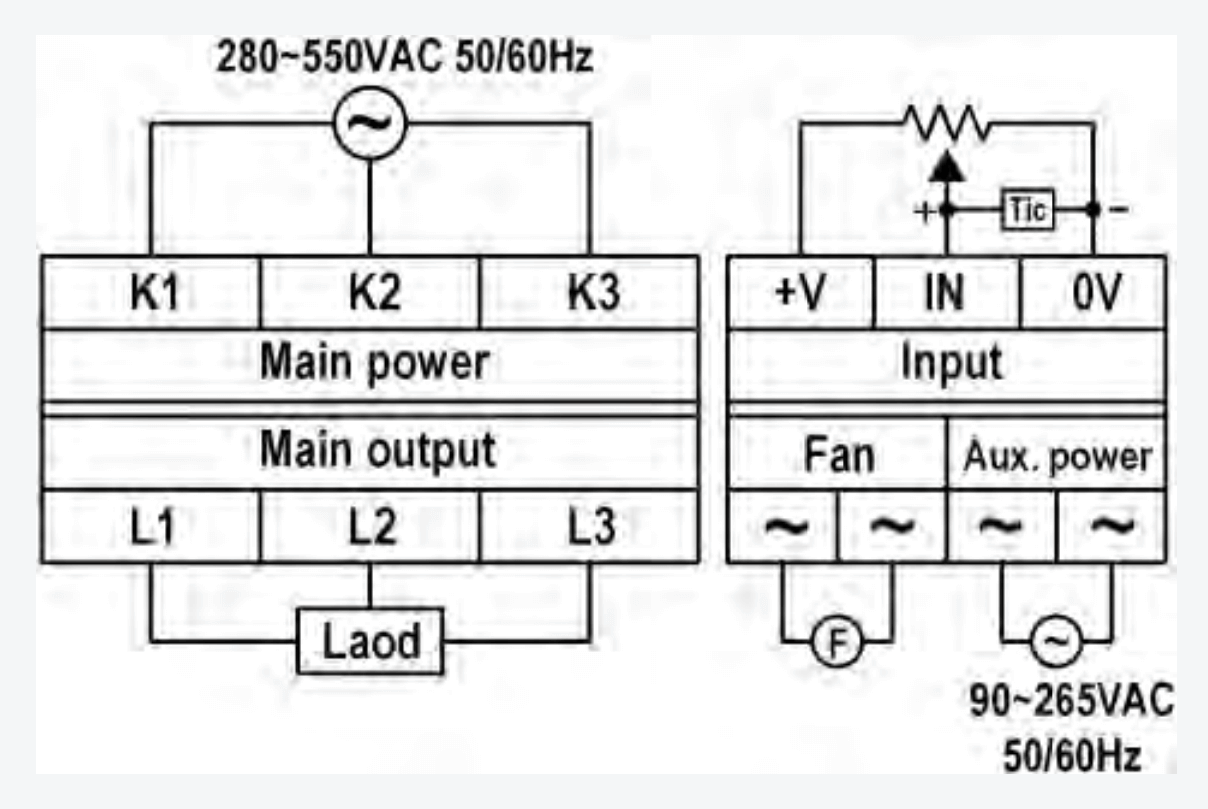 Cách nối dây, cách chỉnh, cài đặt Bộ điều khiển nguồn Fotek (Power Regulator) LCR-40