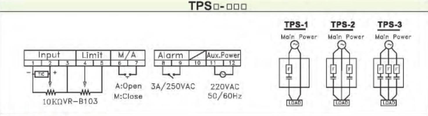 Cách nối dây, cách chỉnh, cài đặt Bộ điều khiển nguồn Fotek TPS3-40