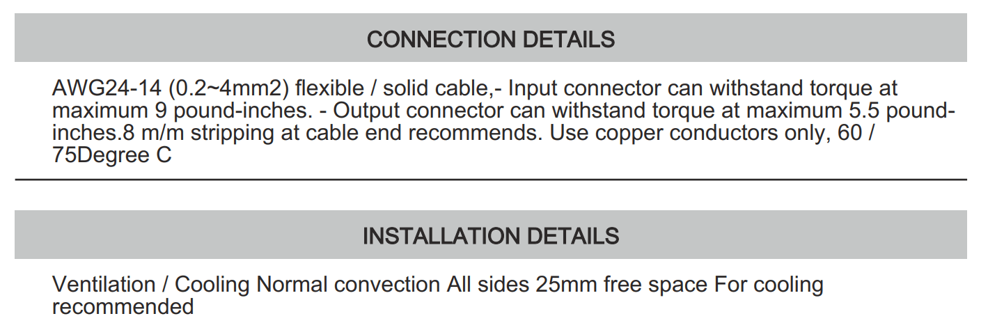 Cách cài đặt - đấu nối Connectwell PSD100/24/4.2: Bộ nguồn xung AC/DC 2P,3P