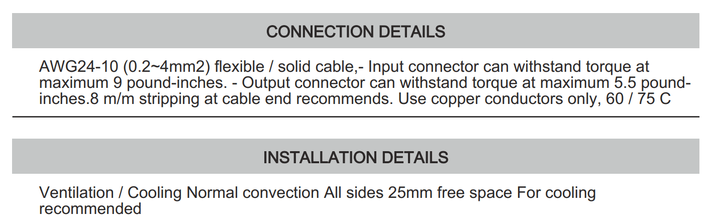 Cách cài đặt - đấu nối Connectwell PST120/12/10: Bộ nguồn xung AC/DC 2P,3P