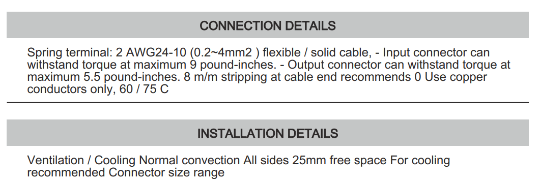 Cách cài đặt - đấu nối Connectwell PST480/48/10: Bộ nguồn xung AC/DC 2P,3P