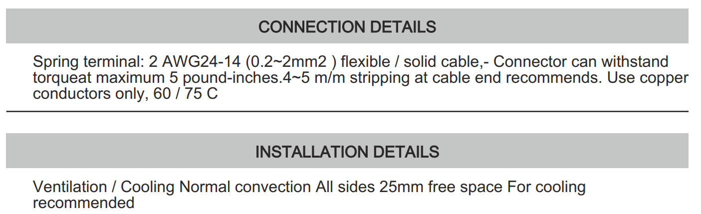 Cách cài đặt - đấu nối Connectwell PSB1/7.5/5/1.5: Bộ nguồn xung AC/DC 1P (Module)