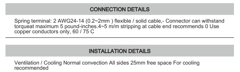 Cách cài đặt - đấu nối Connectwell PSB1/10/12/0.83: Bộ nguồn xung AC/DC 1P (Module)