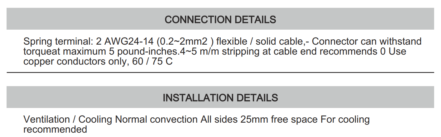 Cách cài đặt - đấu nối Connectwell PSB2/15/5/3: Bộ nguồn xung AC/DC 1P (Module)