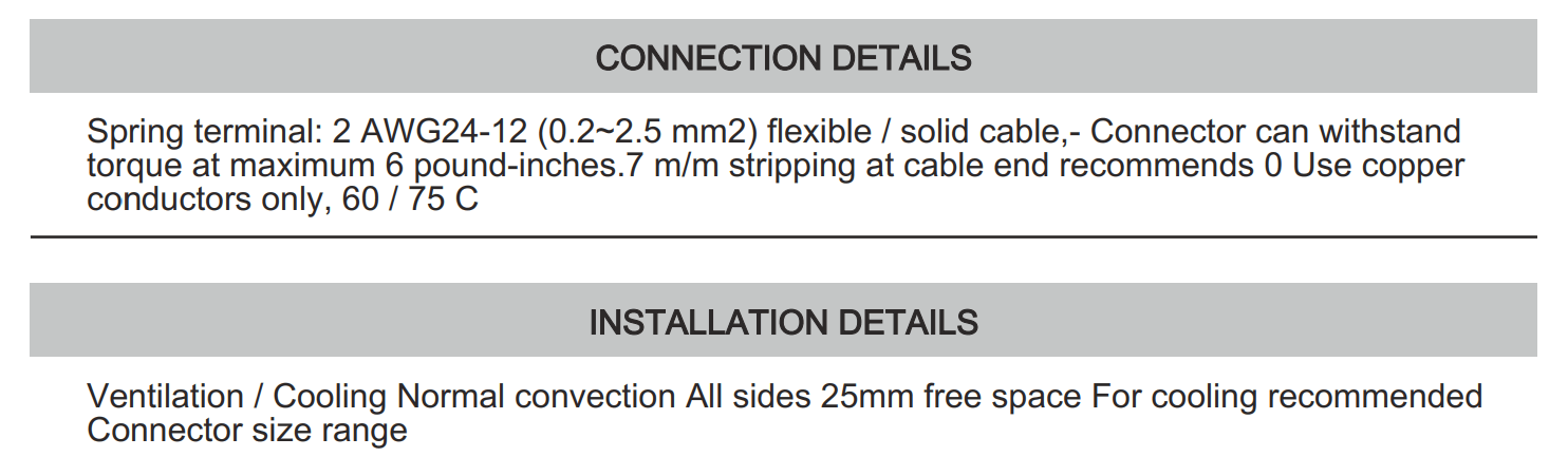 Cách cài đặt - đấu nối Connectwell PSR10: Bộ nguồn xung AC/DC 1P (Module)