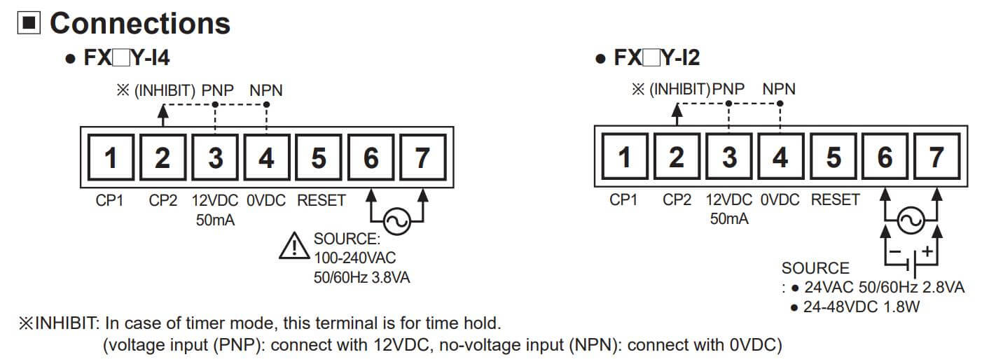 Cách nối dây, cách chỉnh, cài đặt, setup Autonics FX6Y series bộ định thời gian (Timer)