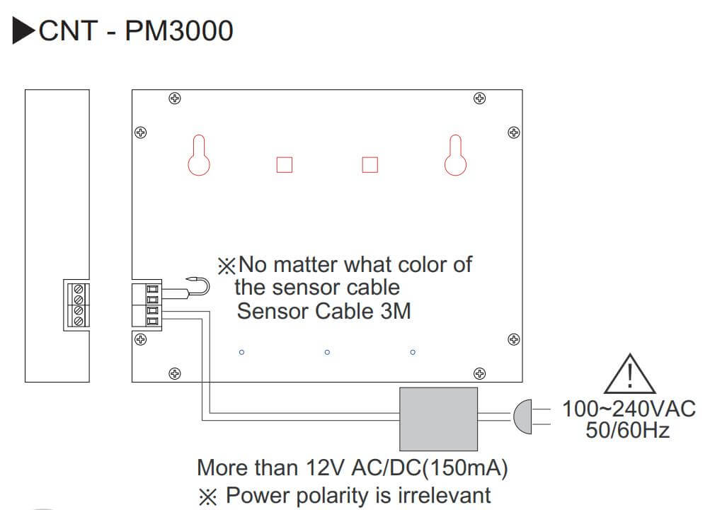 Cách nối dây, cách chỉnh, cài đặt, setup Conotec FOX-CNT-PM3000: Đồng hồ hiển thị nhiệt độ kích thước lớn