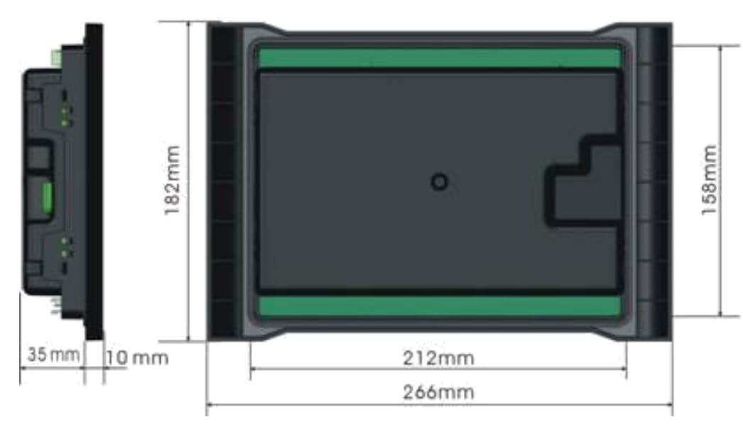 Cấu tạo và Kích thước Bộ điều khiển hòa đồng bộ Smartgen HGM9510