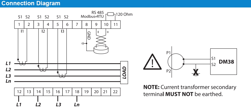 Cách đấu nối Đồng hồ đo đa năng Mikro DM38-240A