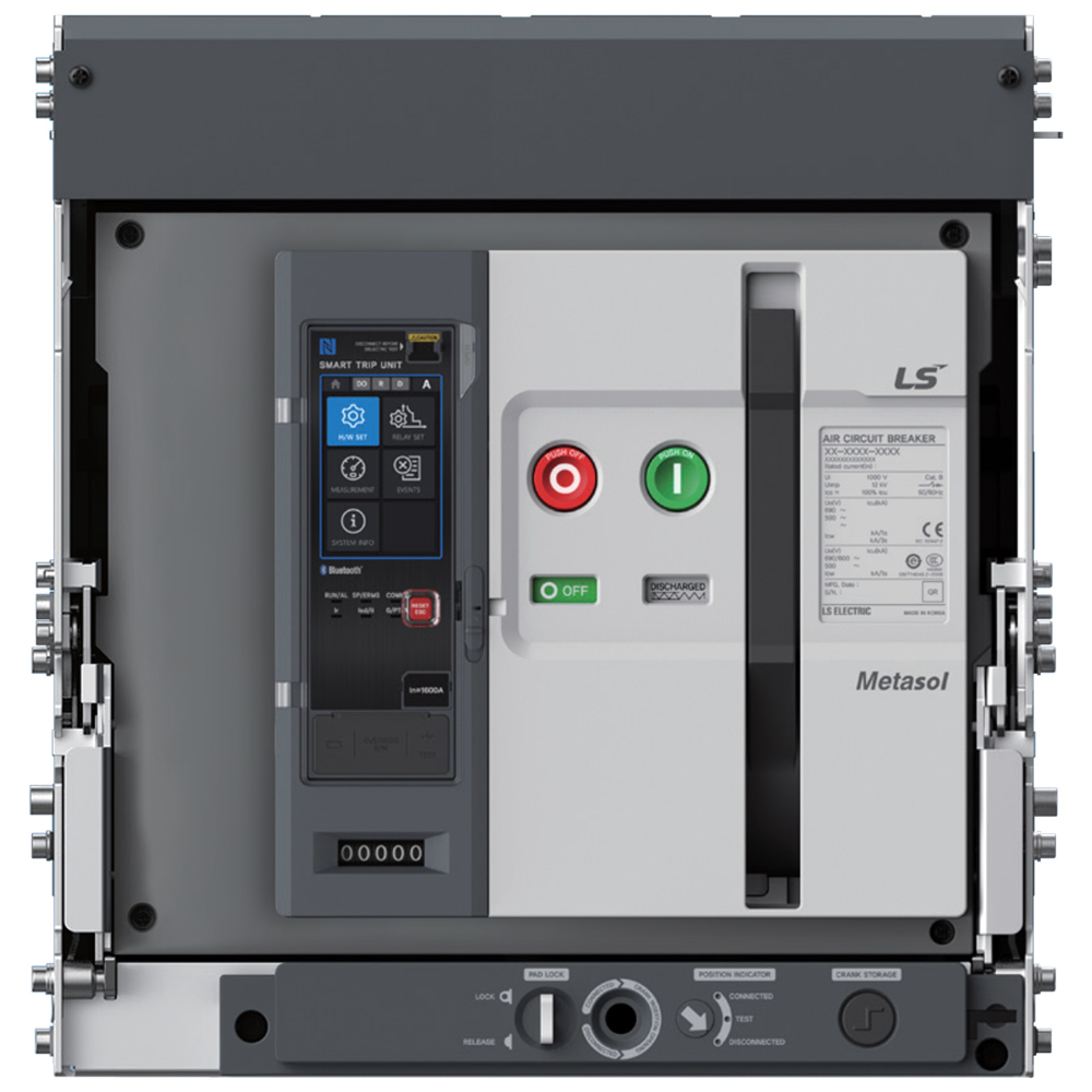 ACB LS Metasol AN-10D4-10H AH6 4P 1000A 65kA loại cố định