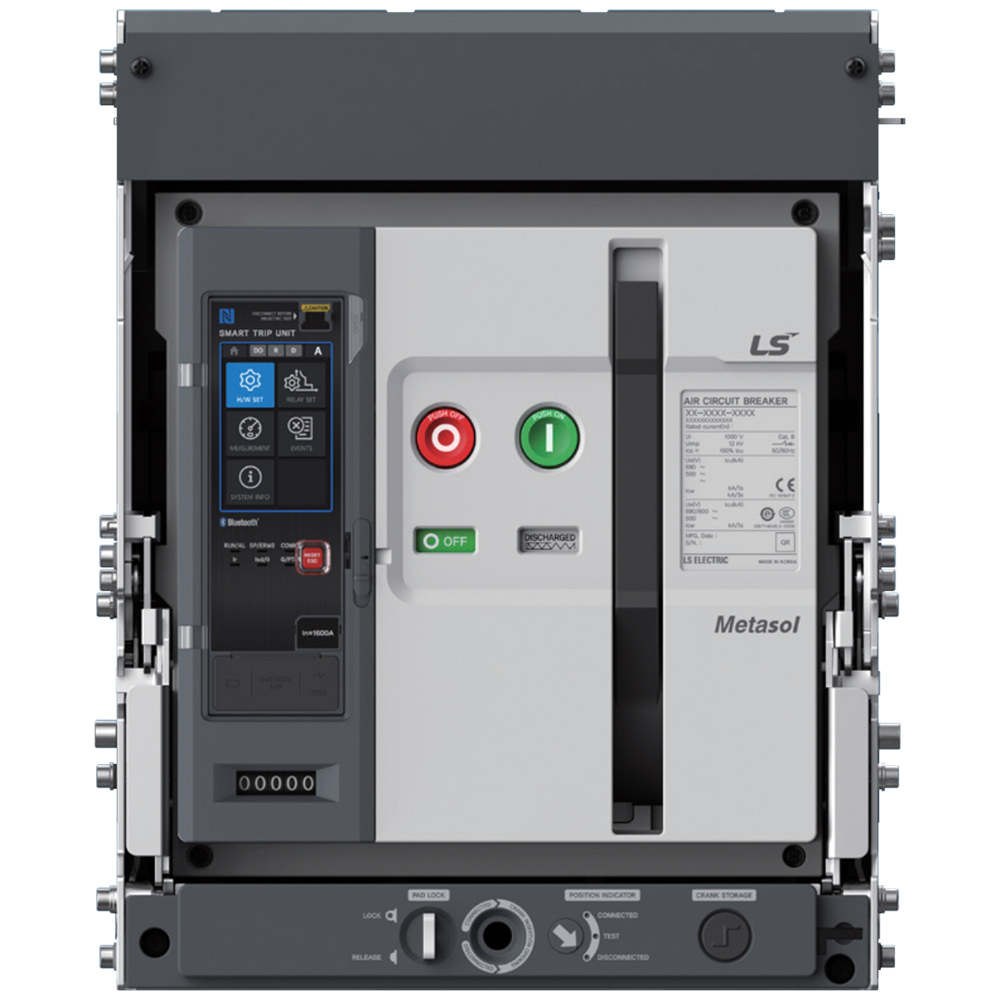 ACB LS Metasol AN-06D3-06H NH5 3P 630A 65kA loại cố định