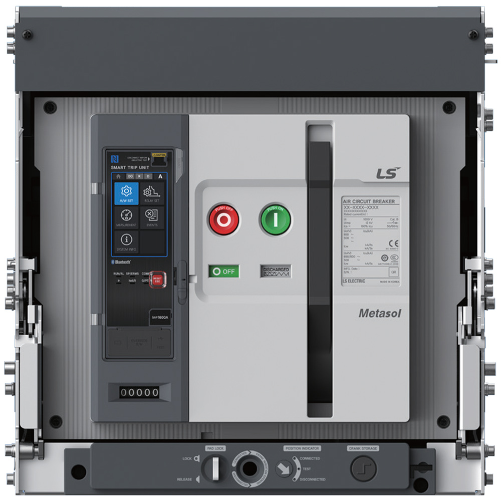 ACB LS Metasol AS-25E3-25H NH5 3P 2500A 85kA loại cố định