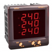 Đồng hồ đo điện áp, dòng điện và tần số Selec VAF39A