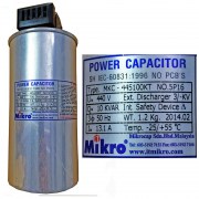 Mikro MKC-235100KT Tụ bù khô - tròn - 3P 230V 10Kvar 50Hz