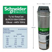 Schneider BLRCS042A050B40: Tụ bù Schneider 5kvar 400V, dòng EasyCan