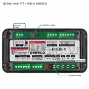 Bộ điều khiển ATS Osemco ACD-III  12~ 24VDC 220 ~ 230VAC 