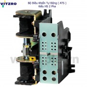 Bộ chuyển nguồn tự động Vitzro 21HS 2P 100A 220VAC, 2 vị trí ( ON - ON ) đấu nối Trước (Front)