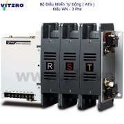 Bộ chuyển nguồn tự động Vitzro 68WN 3P 800A 220VAC, 3 vị trí ( ON-OFF-ON ) đấu nối Trước (Front)