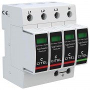 Citel DAC50-31-275 : Chống sét lan truyền AC, 3 pha 4 cực (3L+N), kiểu 2
