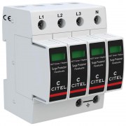 Citel DAC50-40-275 : Chống sét lan truyền AC, 3 pha 4 cực (3L+N), kiểu 2