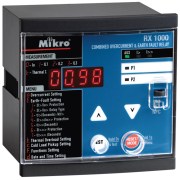 Rơ le bảo vệ quá dòng và lỗi đất Mikro RX1000